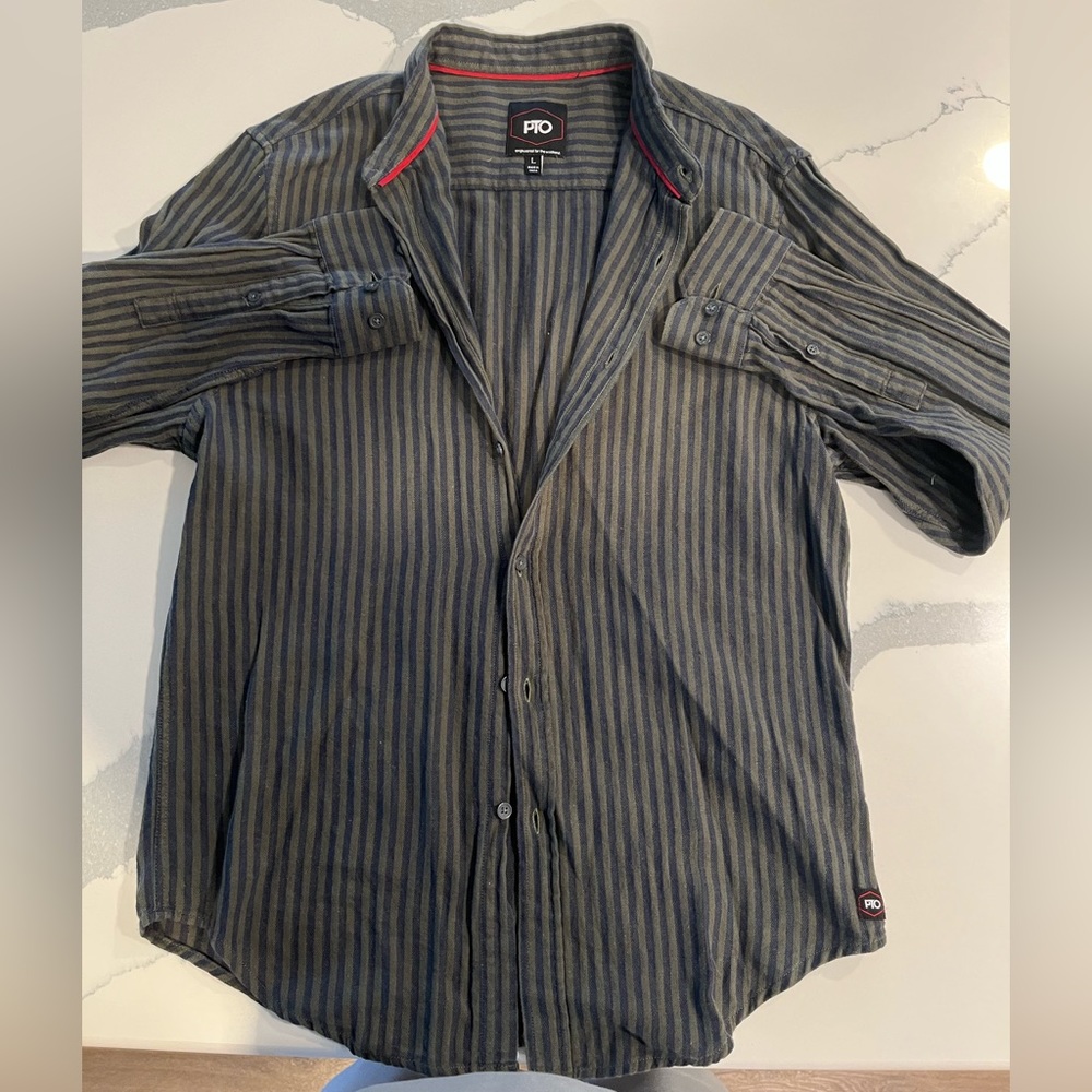 PTO casual button down shirt